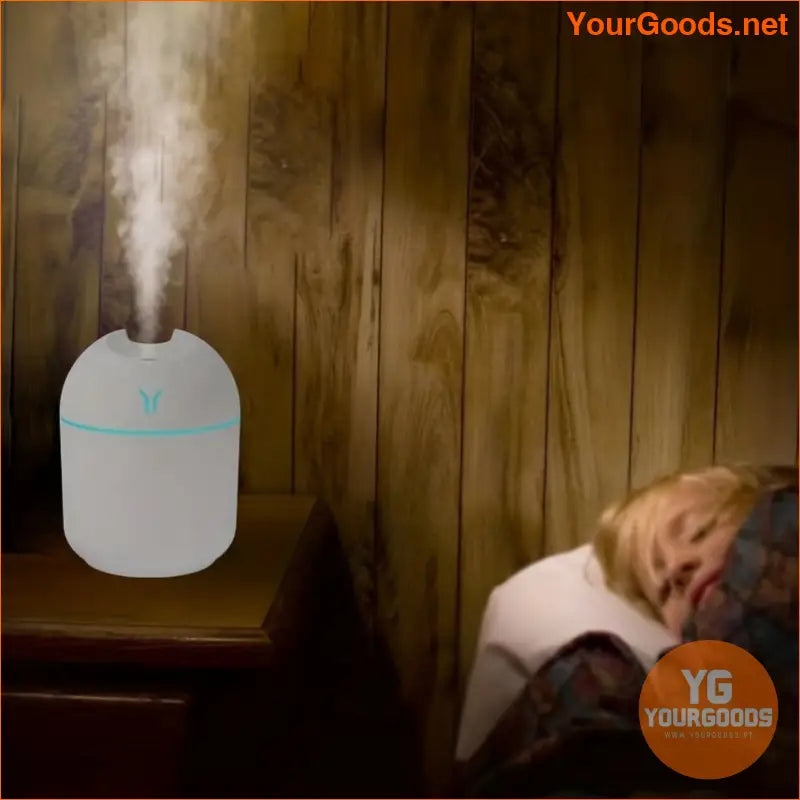 Portable USB Rechargeable Humidifier with Night Light Diffuser - YourGoods Online Shop