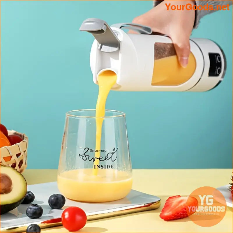 Portable USB Rechargeable Juicer Blender with Digital Display - YourGoods Online Shop