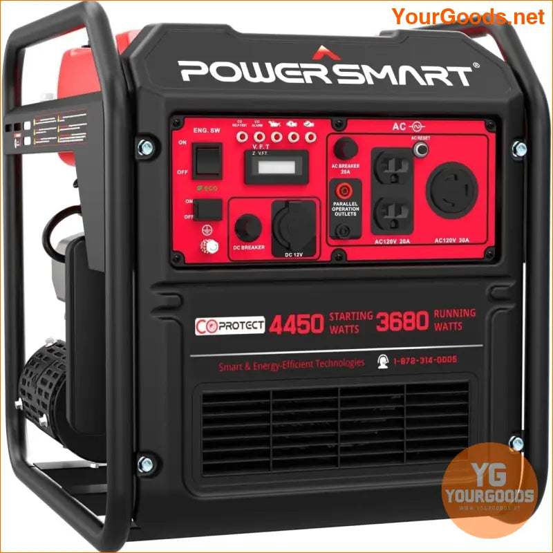 Power Smart 4450W Inverter Generator with CO Shield RVCompatibility - YourGoods Online Shop