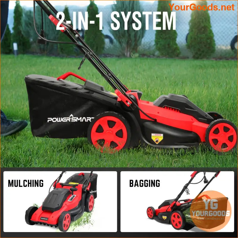 Power Smart Pro 17 135 Amp Electric Lawn Mower - YourGoods Online Shop