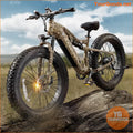 Powerful 26 Fat Tire Electric Bike 750W Full Suspension - YourGoods Online Shop