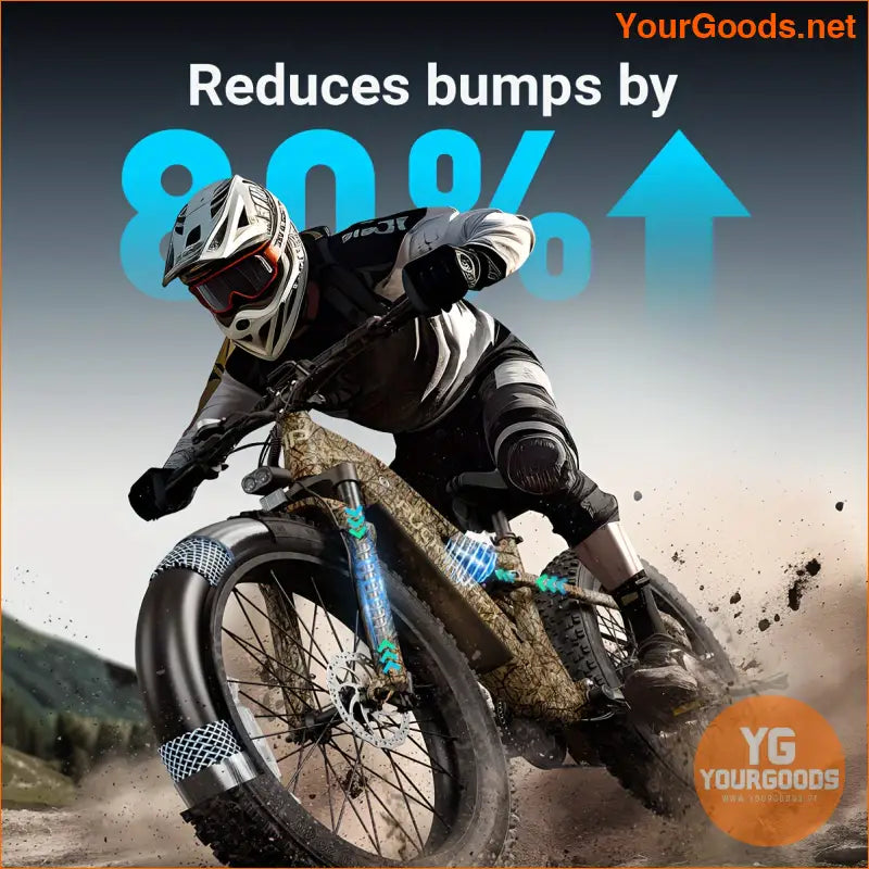 Powerful 26 Fat Tire Electric Bike 750W Full Suspension - YourGoods Online Shop