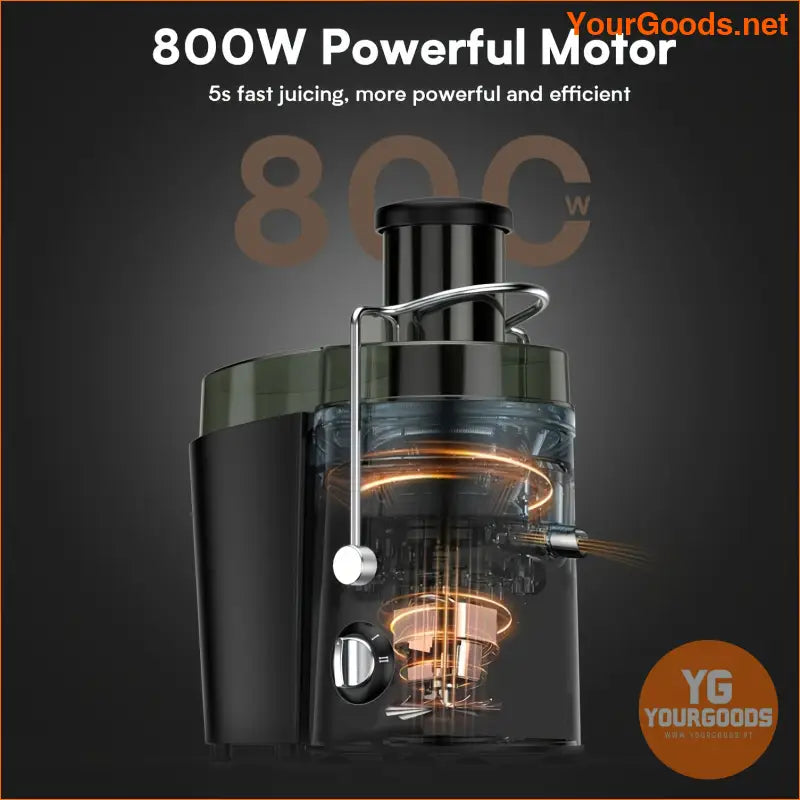 Powerful 800W Pancerka Pro Centrifugal Juicer with 3Speed - YourGoods Online Shop