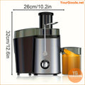 Powerful 800W Pancerka Pro Centrifugal Juicer with 3Speed - YourGoods Online Shop