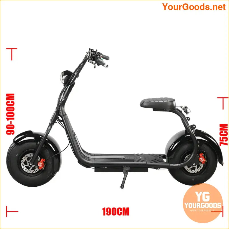 Powerful Citycoco 2000W Electric Scooter with Removable Battery - YourGoods Online Shop