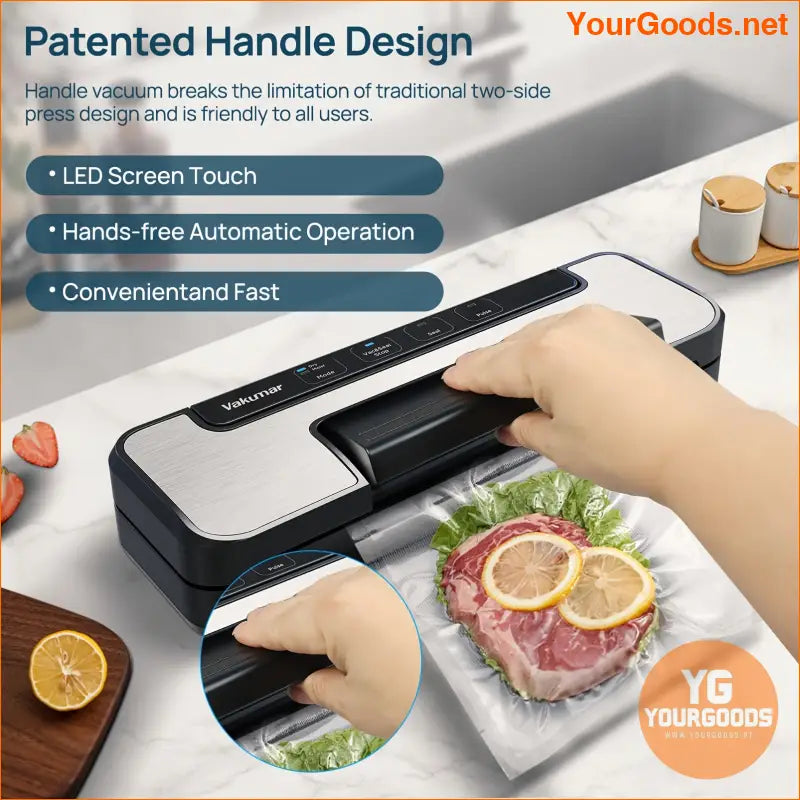 Powerful Double Pump Vacuum Sealer with LED Cutter - YourGoods Online Shop