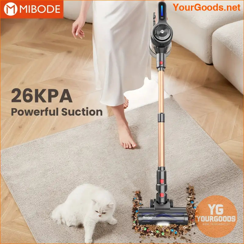 Powerful MIBODE A13 Cordless Vacuum 26Kpa 45min Runtime - YourGoods Online Shop