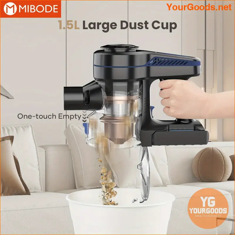 Powerful MIBODE A13 Cordless Vacuum 26Kpa 45min Runtime - YourGoods Online Shop