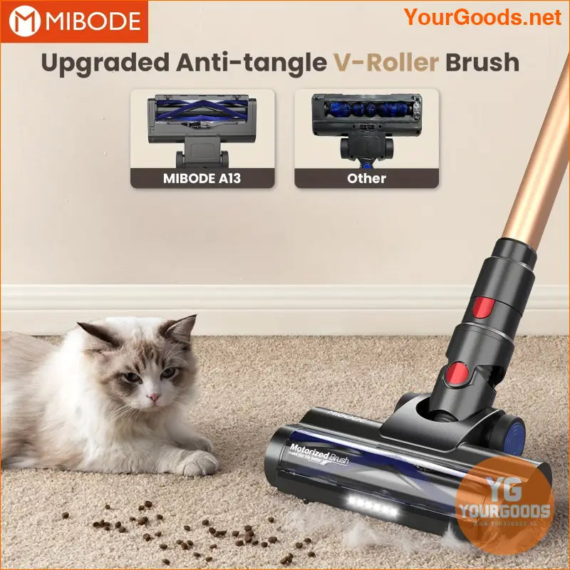 Powerful MIBODE A13 Cordless Vacuum 26Kpa 45min Runtime - YourGoods Online Shop