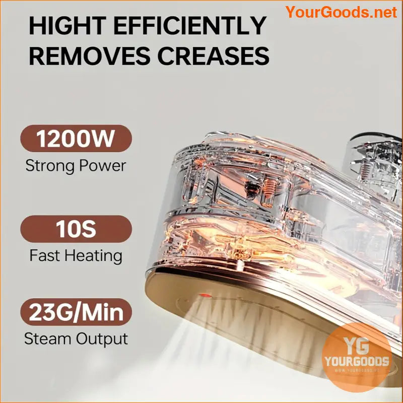 Powerful Portable 1200W Fabric Steamer Fast HeatUp - YourGoods Online Shop