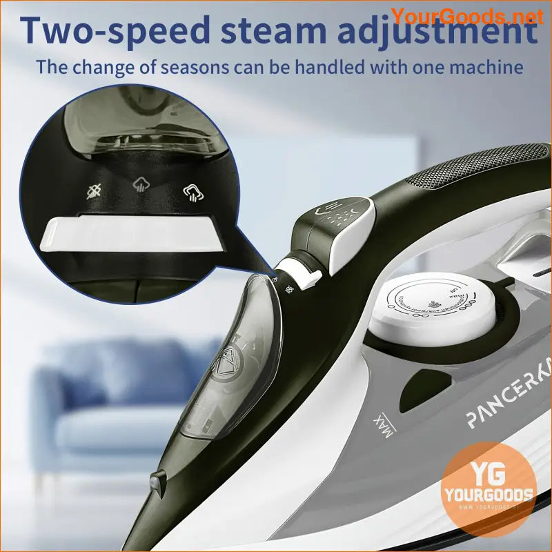 Powerful Steam Iron with Self Cleaning Teflon Plate - YourGoods Online Shop