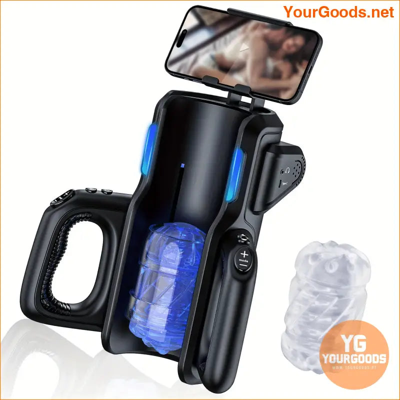 PowerKing Automatic Male Masturbator Thrusting HandsFree Stroker - YourGoods Online Shop