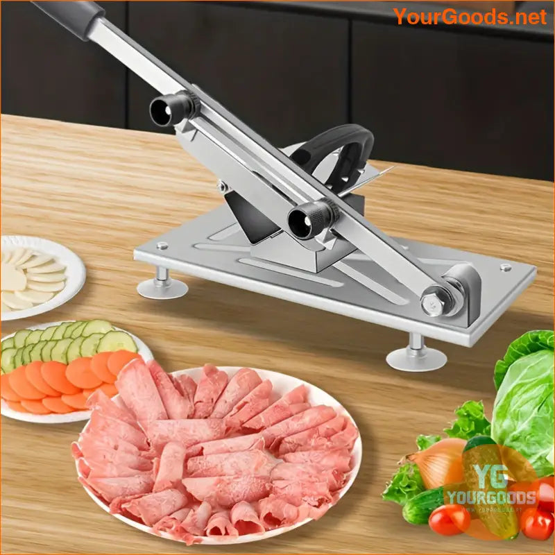 Premium Adjustable Kitchen Slicer Effortless Meat Fruit Veggie Cutting - YourGoods Online Shop