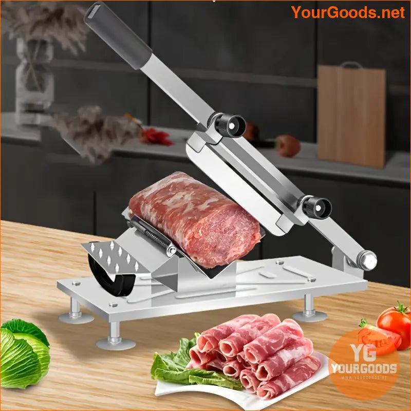 Premium Adjustable Kitchen Slicer Effortless Meat Fruit Veggie Cutting - YourGoods Online Shop