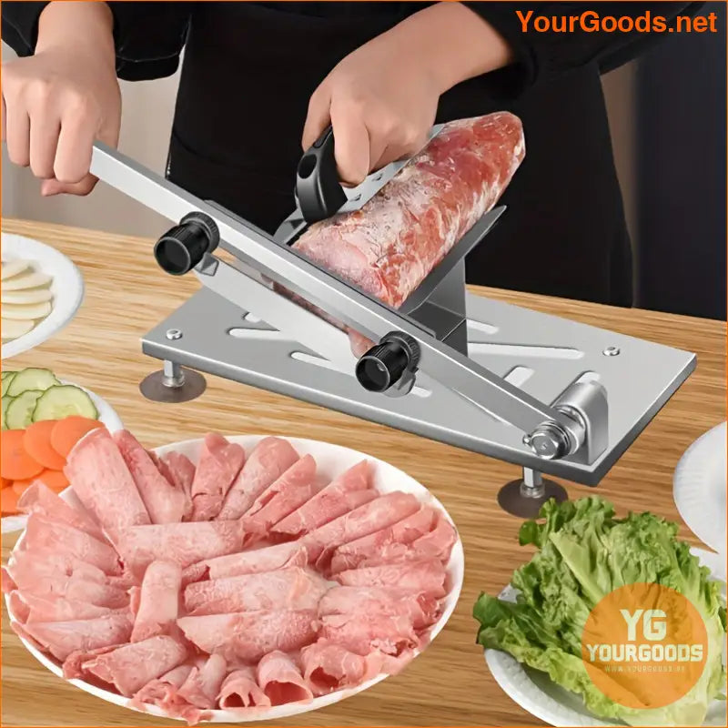 Premium Adjustable Kitchen Slicer Effortless Meat Fruit Veggie Cutting - YourGoods Online Shop