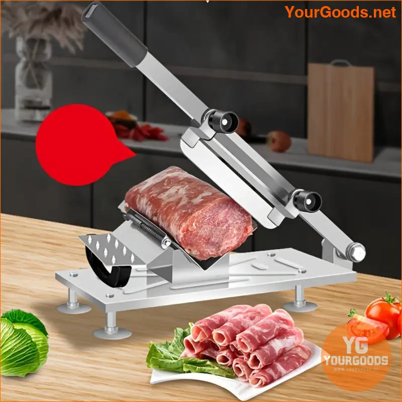 Premium Adjustable Kitchen Slicer Effortless Meat Fruit Veggie Cutting - YourGoods Online Shop