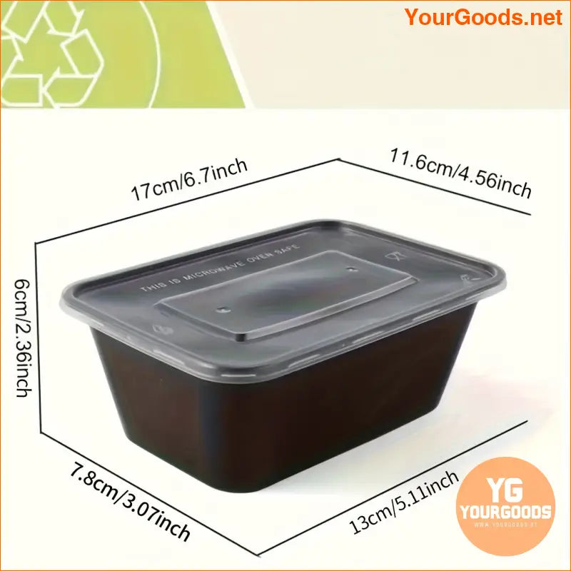 Premium Reusable Bento Food Storage Containers 10pcs - YourGoods Online Shop