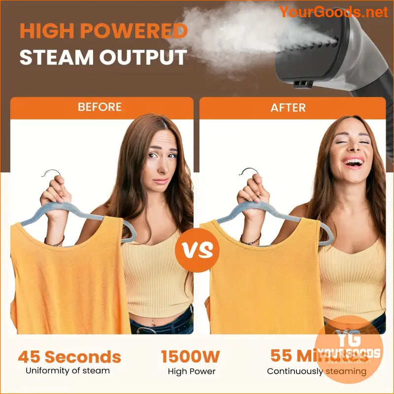 Professional Standing Garment Steamer 18L Tank 1500W Adjustable Portable - YourGoods Online Shop