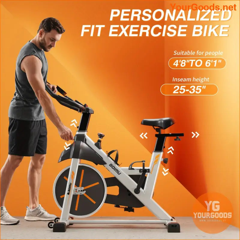 ProPlus 350lb Magnetic Exercise Bike Digital Display iPad Mount - YourGoods Online Shop