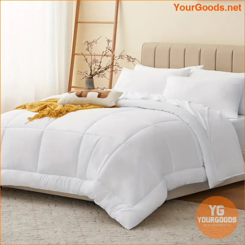 Queen Black 7Piece AllSeason Bedding Set - YourGoods Online Shop