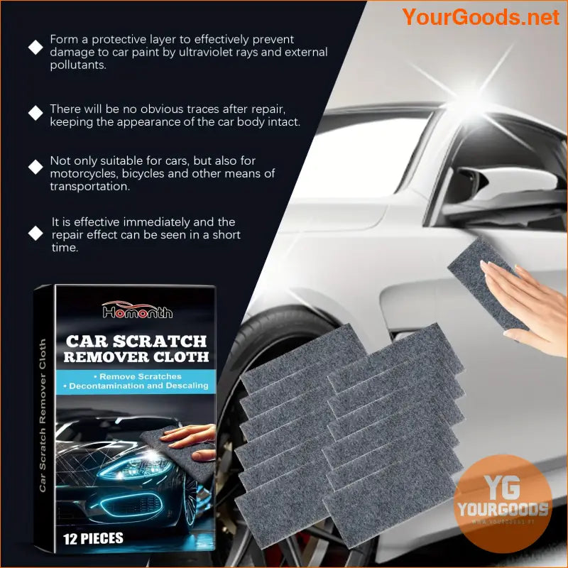 QuickFix Car Scratch Removal Polishing Cloth Set - YourGoods Online Shop