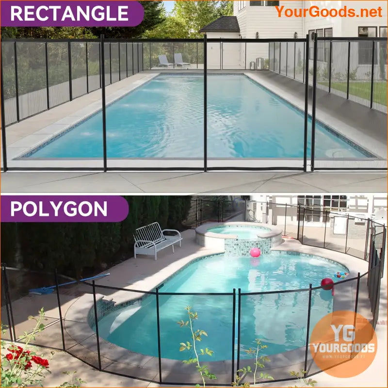 Quoyad 48FT Mesh Safety Fence for Above Ground Pools - YourGoods Online Shop