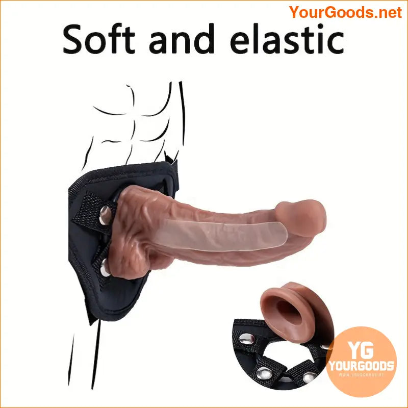 Realistic 768 Hollow StrapOn GSpot Dildo - YourGoods Online Shop