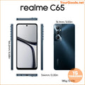 Realme C65 6GB128GB Global Unlocked 4G Smartphone 50MP AI Camera 5000mAh NFC Black - YourGoods Online Shop