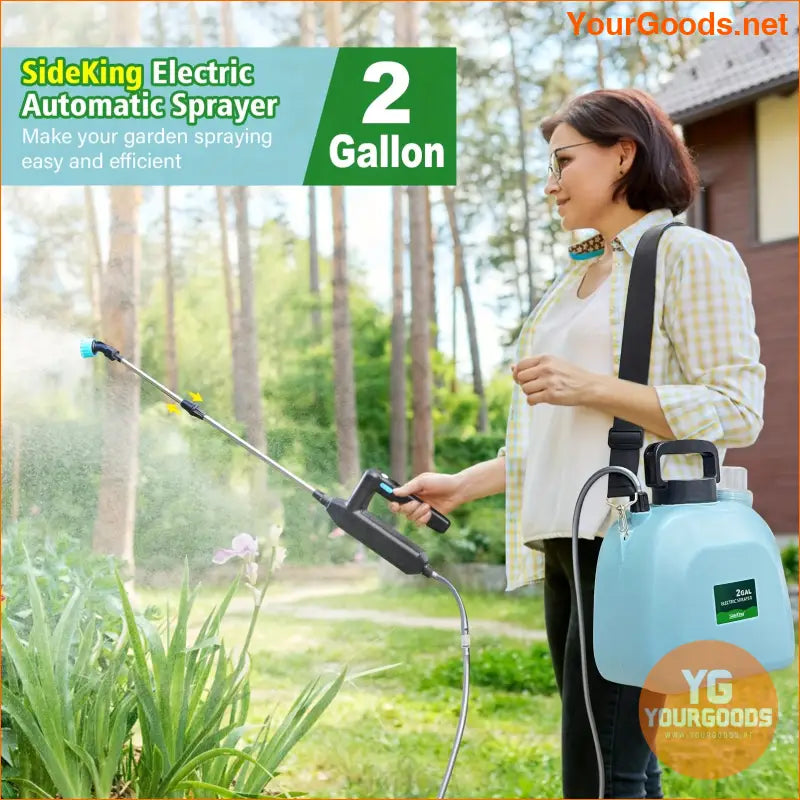 Rechargeable 2 Gallon Backpack Electric Sprayer Adjustable Nozzles - YourGoods Online Shop