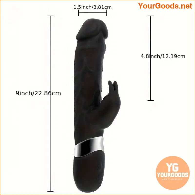 Rechargeable 9 Rabbit Vibrator with Clit and GSpot Stimulation - YourGoods Online Shop