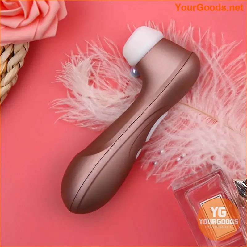 Rechargeable Rose Gold AirPulse Clitoris Stimulator - YourGoods Online Shop