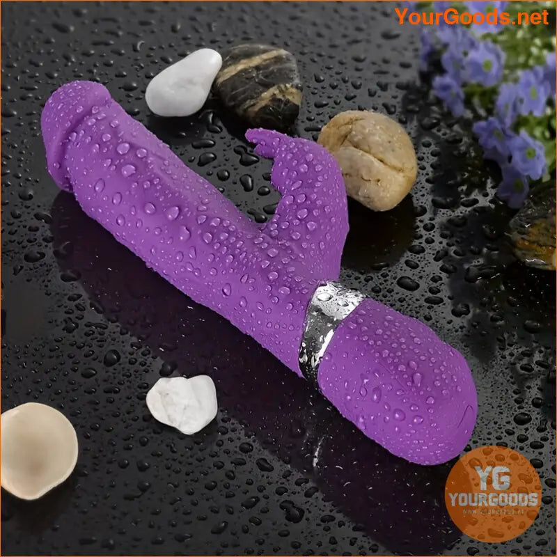 Rechargeable Silky Silicone Double Stimulation Rabbit Vibrator - YourGoods Online Shop