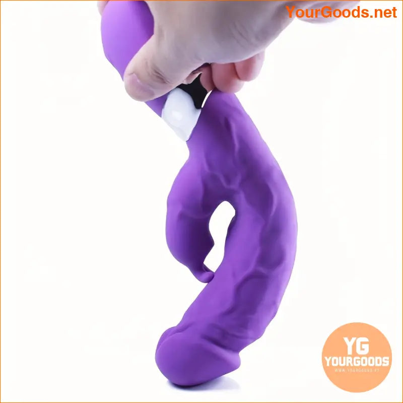 Rechargeable Silky Silicone Double Stimulation Rabbit Vibrator - YourGoods Online Shop