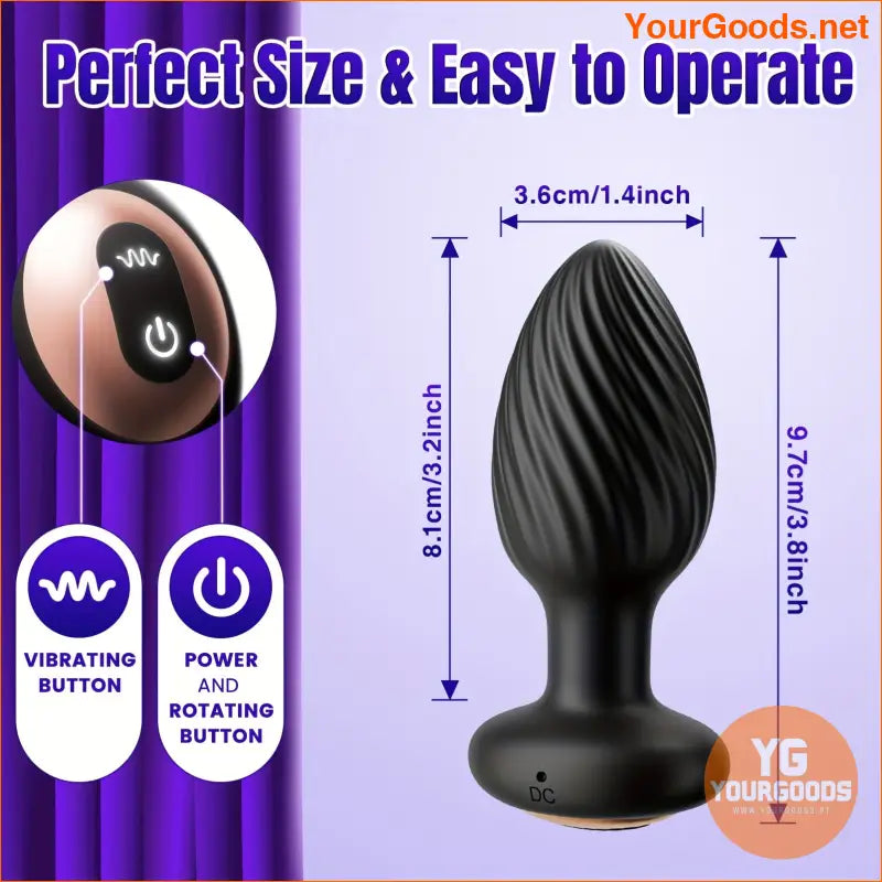 Rechargeable Waterproof Anal Vibrator for Couples - YourGoods Online Shop