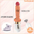 Retractable Vibrating Suction Cup Dildo for Women - YourGoods Online Shop