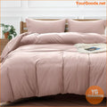 Reversible 3Piece Soft Brushed Microfiber Duvet Set - YourGoods Online Shop