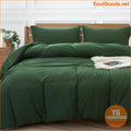 Reversible 3Piece Soft Brushed Microfiber Duvet Set - YourGoods Online Shop