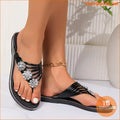 Rhinestone Flower Womens OpenToe Fashion FlipFlops - YourGoods Online Shop