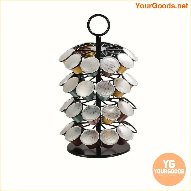 Rotatable Nespresso Coffee Pod Holder 40Capsule Organizer - YourGoods Online Shop