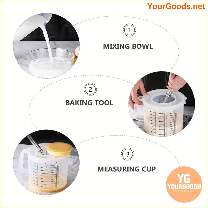 Rust Resistant Durable Mixing Bowl with Lid Measurements - YourGoods Online Shop