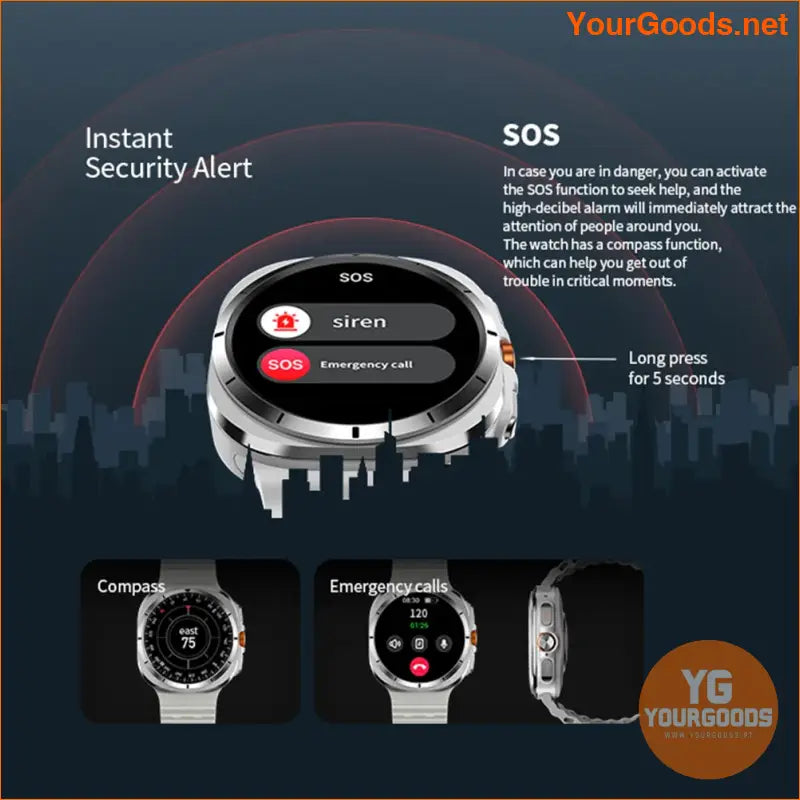 Samsung Galaxy Watch 7 Ultra GPS NFC Smartwatch - YourGoods Online Shop