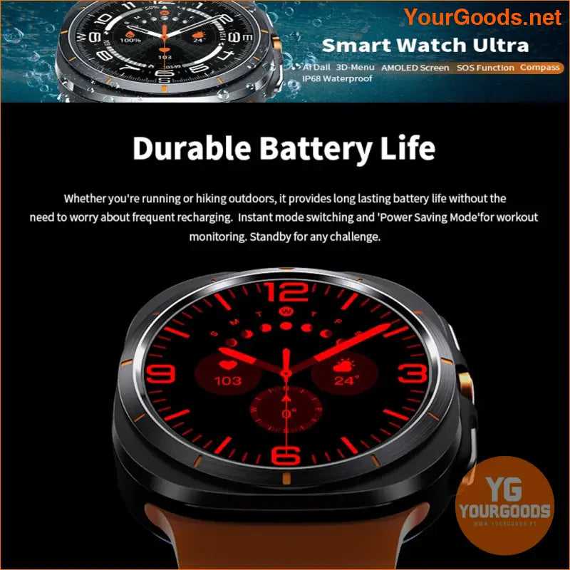 Samsung Galaxy Watch 7 Ultra GPS NFC Smartwatch - YourGoods Online Shop