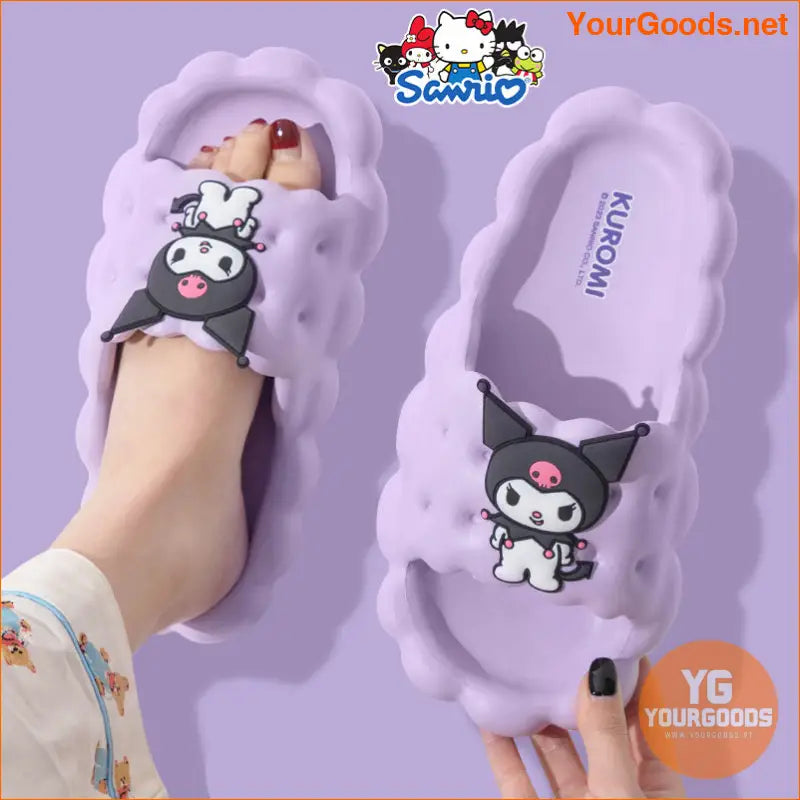 Sanrio Hello Kitty Summer Slippers Comfortable Cute AntiSlip - YourGoods Online Shop