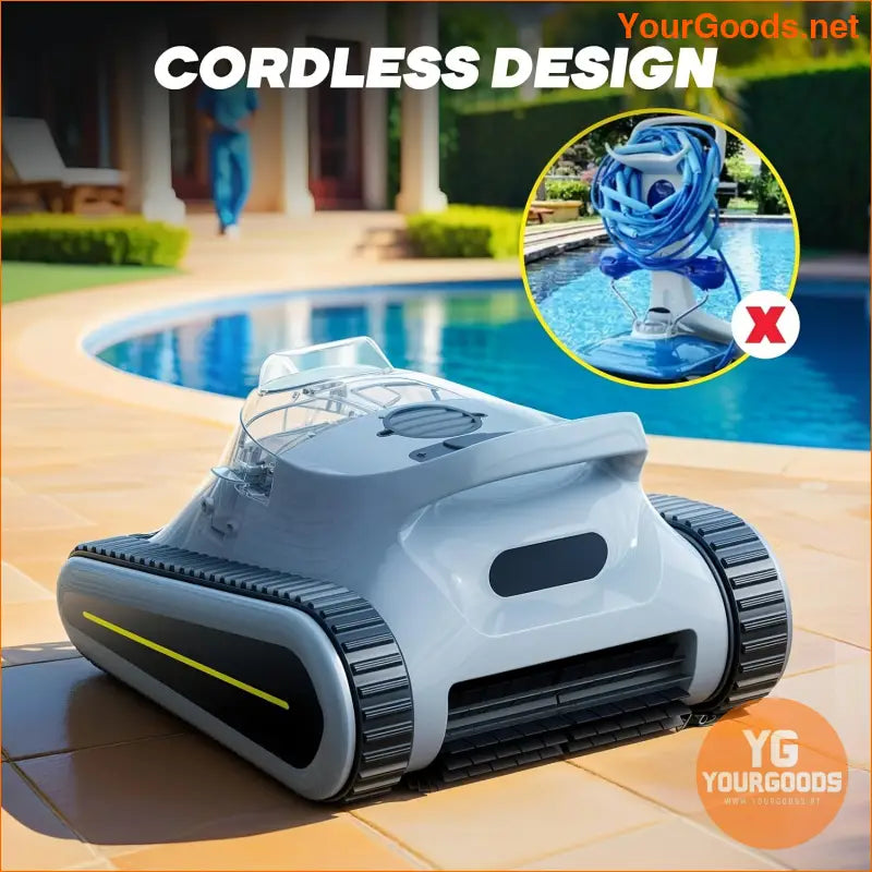 Seauto Cordless Robotic Pool Cleaner with Powerful Suction - YourGoods Online Shop