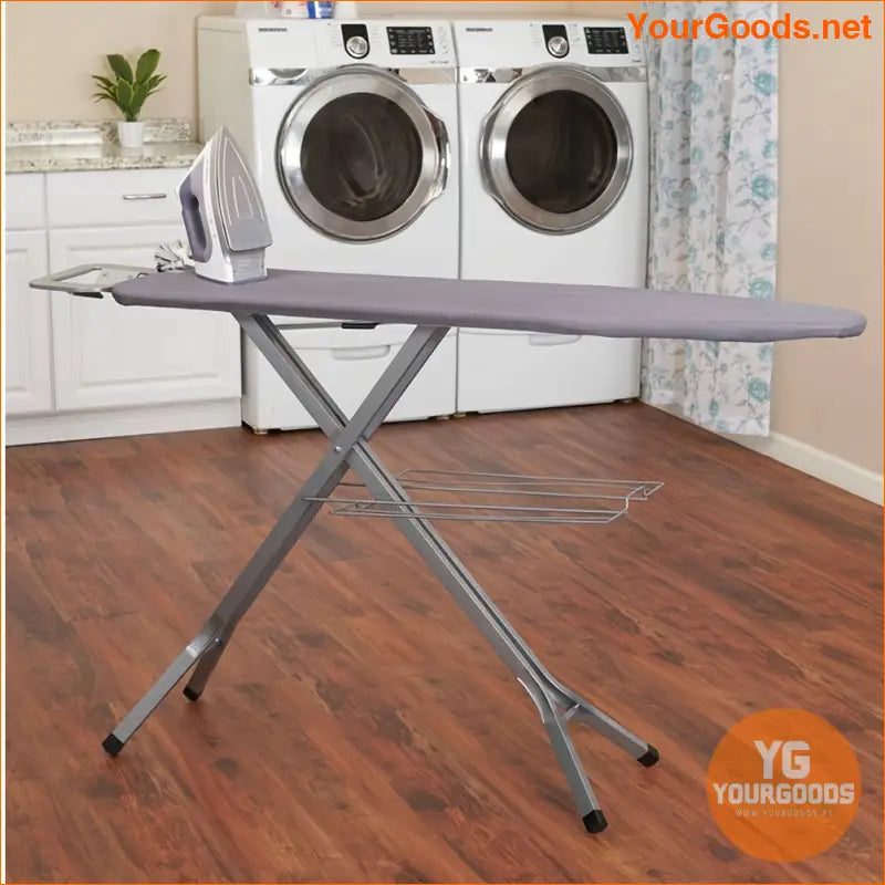 Silver Mesh Steel Top Ironing Center - YourGoods Online Shop