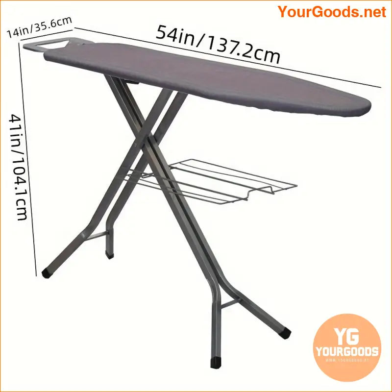 Silver Mesh Steel Top Ironing Center - YourGoods Online Shop