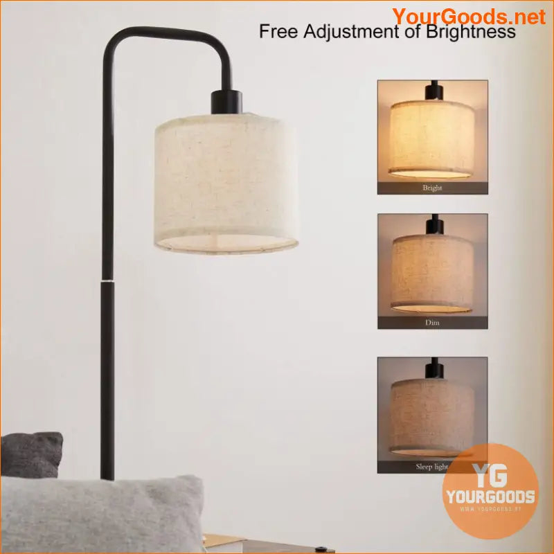 Sleek Wooden Table Lamp with USB and Storage - YourGoods Online Shop