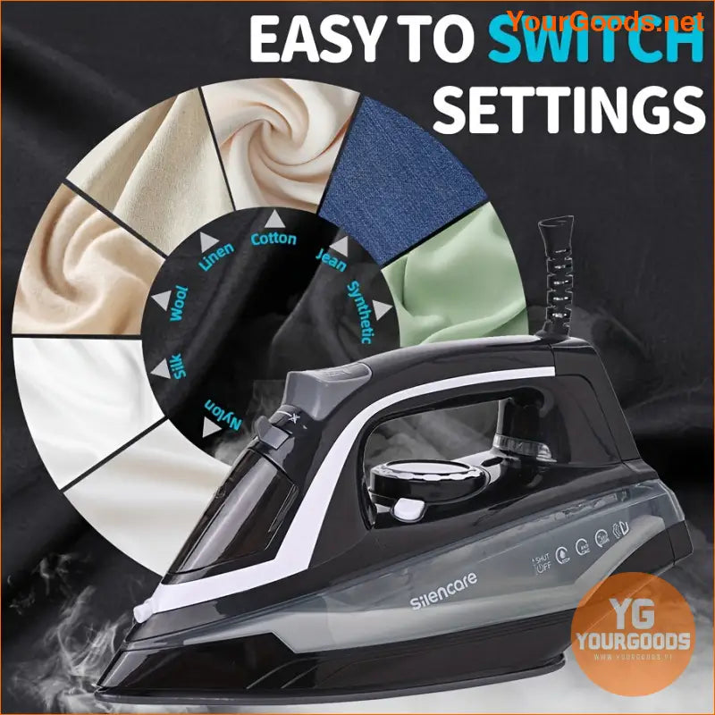 Smart Ceramic Non Stick Steam Iron Safe Auto Off - YourGoods Online Shop