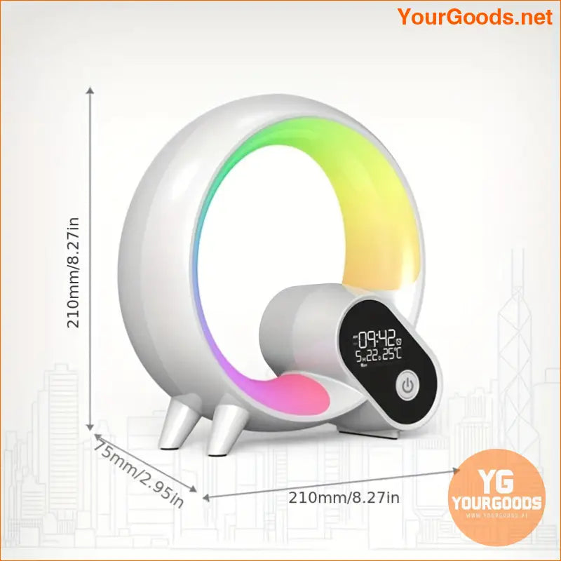 Smart Color Changing WakeUp Alarm Clock with Speakers - YourGoods Online Shop