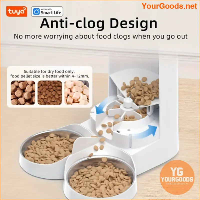 Smart Feeder Pro 4L WiFi Automatic Pet Feeder with Remote Control - YourGoods Online Shop